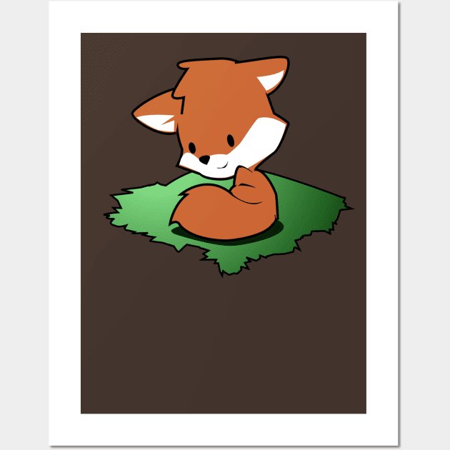 Chibi Fox Wall Art by Spikeani